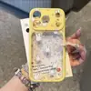 Funda Rígida Apple 17Pro con Borde de Macarrón de Colores y Diseño Difuminado de Cabeza de Conejo y Pentagrama para iPhone 18