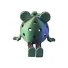 Pingente de Boneca de Pickleball Feito de Material Ecológico com Orelhas Divertidas e Design Fofo, Ornamento de Pickleball Moderno e na Moda