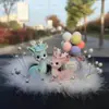 Decoraciones Creativas de Alta Gama Seleccionadas Cuidadosamente para el Interior del Coche con un Modelo de Diosa Ciervo Pequeño para el Tablero