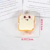 Mini Juguetes de Comida de Dibujos Animados, Llaveros de Peluche de Hamburguesa y Papas Fritas, Broches, Muñecos, Accesorios para Manualidades, Venta al por Mayor
