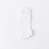 Calcetines de Cinco Dedos para Mujer, Verano, Malla Fina, Diseño Hueco, Absorbentes de Sudor, Resistentes al Olor, Calcetines Cortos Antideslizantes, Calcetines Deportivos de Algodón Puro con Separación de Dedos