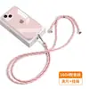 Cordão para Celular 6mm Feito Sob Medida de Fábrica, Alça Transversal, Alça de Pescoço, Alça com Clipe, Adesivo de Fixação, Capa com Pingente, Alça de Tecido para Pendurar