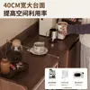 Aparador estilo meados do século, armário para máquina de café, bar de chá para sala de estar, armário pequeno de parede, armário de armazenamento