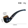 Coleção Completa de Cachimbos de Resina Destacáveis Muitos Estilos Grão de Madeira Cachimbo Reto Cachimbo Curvo Conjunto de Fumo Antigo Cachimbos de Resina em Estoque Atacado