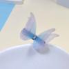 Accesorios para el cabello nuevos organza color mariposa hada temperamento diseño de moda Joker horquilla femenina fabricantes al por mayor