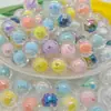 Cuentas Elásticas Facetadas de Tierra Color Plateado UV 16mm Bolígrafo de Cuentas Hecho a Mano DIY Cadena para Teléfono Móvil Cuentas de Calabaza Accesorios de Cuentas Sueltas
