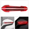 Pegatinas Decorativas Reflectantes para Coche Tiras Anticolisión Patrón de Fibra de Carbono Personalizadas Nocturnas Luminosas Reflectantes Pegatinas de Advertencia de Seguridad Pegatinas para Carrocería de Coche