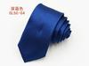 Corbata de Color Puro Brillante de Seda Imitación Hecha a Mano por el Fabricante para Hombre y Mujer, Corbata Formal de Negocios Roja Negra, Anudada a Mano 5/8cm