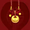 Colgante Shuibei Oro 3D Oro Duro Método Antiguo Pequeño Gordo Fu Colgante 999 Oro Puro Pequeño Oro Tuo Fu Candado Regalo de San Valentín