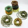 Novas Decorações de Natal Feitas à Mão DIY, Cipós de Folhas Simuladas, Cipós de Folhas com Fio de PVC, Decorações de Halloween