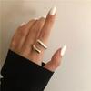 Anillo Geométrico Exagerado Estilo Retro Coreano para Mujer, Dulce y Genial Estilo Ins Europeo y Americano, Anillo Abierto Personalizado Estilo Hip-Hop Punk para Dedo Índice