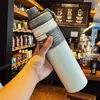 Taza de Acero Inoxidable 304 con Aislamiento al Vacío Asa Portátil Termo Espacial Botella de Agua Deportiva de Gran Capacidad para Exteriores Caja de Regalo al por Mayor