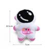 Muñeco de Peluche de Dibujos Animados Colgante Broche Astronauta Llavero para Bolso Ropa Accesorios Rellenos de Algodón Encanto para Bolso