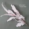 Rosa jade flor artificial rosa de boda flor falsa decoración de ventana de pasillo de salón de bodas flor de seda arreglo floral cascada de flores flor