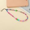 Cadena para teléfono móvil estilo Ins Versátil Lanyard colgante para funda de teléfono móvil para mujer Anti-caída Lanyard corto Ccd Cadena colgante de dopamina