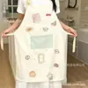 Delantal con Estampado de Dibujos Animados, Impermeable y a Prueba de Aceite, con una Característica para Secarse las Manos, Bata de Cocina para Cocinar, Alto Valor Estético, Delantal de Trabajo para Uso Doméstico