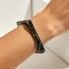 Joias Transfronteiriças Europeias e Americanas Personalidade Exagerada Resina Estilo Ins Irregular Transparente Pulseira Bracelete Geométrico Pesado