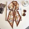 Pañuelo de Seda Pequeño Angulado Rouyun 2026 para Mujer, Elegante y Sofisticado, Pañuelo para Cuello Estilo Coreano y Japonés, Pañuelo de Cinta, Pañuelo para Cuello Estilo Coreano