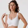 Ropa interior sin costuras transfronteriza de talla grande, push-up, soporte lateral para el pecho, anti-caída, sujetador de lactancia inalámbrico para maternidad, Amazon