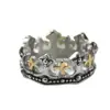 R0007-NK17 joyería de comercio exterior corona romana antigua anillo vintage de acero de titanio anillo de personalidad para hombres y mujeres