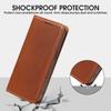 Adecuado para Motorola Moto G56/Edge 60Pro/G15 Patrón Lichi Antirrobo Cepillado Fuerte Magnético Funda de Cuero para Teléfono Móvil