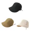 Circunferencia de Cabeza Grande Ruth Mismo Estilo Sombrero de Sol Lavable Lona Algodón Gorra de Protección Solar Diseño Original Gorra de Béisbol Plegable