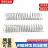 Resorte de Compresión Cuadrado Cilíndrico Personalizado con Superficie de Alambre Galvanizado en Color Blanco Plateado, Resortes de Compresión Partes de Hardware de Bomba de Pistón Bomba de Tornillo
