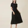 Vestido Plisado Único con Acabado de Alta Gama, No Necesita Planchado, Moda para Mujer Ideal para Viajar, Falda Larga Plisada Estilo Issey Miyake