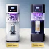 Máquina de selagem automática não rotativa para latas, partida com uma tecla, inteligente e eficiente, máquina de selagem para latas plásticas PET