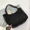 2025 Nueva Bolsa Casual de Verano para Mujer Estilo Coreano Bolsa para Estudiante para Traslado Bolsa de Hombro de Gran Capacidad Estilo Occidental Bolsa Escolar Bolso de Mano