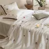 Colcha de Verão Lenzing Tencel com 60 Contagens, Colcha de Ar Condicionado Refrescante de Verão, Conjunto de Quatro Peças de Colcha Refrescante de Verão, Colcha de Verão Individual, Lavável à Máquina