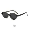Gafas de sol Propionate Pin en stock de fábrica Protección solar para exteriores Protección UV Gafas de sol para mujer Tr Pin Plano Gafas de sol polarizadas