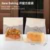 Bolsa de Embalaje para Pan con Ventana de Forma Especial Bolsa para Tostadas 450g 250g Mochi Horneado Galleta Bolsa de Embalaje Autoadhesiva