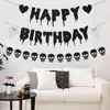Decoración de Bandera para Fiesta de Cumpleaños de Halloween Fantasma Calavera Bandera de Fiesta de Cumpleaños Decoración de Fiesta de Cumpleaños de Halloween