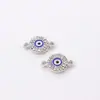 Moda 2019 gota de diamante redondo acessórios de vestuário de óleo pulseira colar metal olho acessórios de joalheria comércio exterior