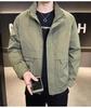 Chaqueta de cuello alto para hombre, abrigo de otoño 2024, nueva moda informal para hombre, abrigo de alta gama.