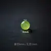 Cuentas de cristal verde natural, cuentas sueltas para pulsera DIY, ágata verde semiacabado, turquesa, cuentas para pulsera de crisoprasa