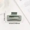 Golais Joias Quadrado Transfronteiriço Presilha Mordedor Fosca Simples Grampo de Cabelo Volume Grande Acessórios de Cabelo Versáteis para Mulheres