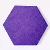 Panel Hexagonal de Fieltro Aislante de Sonido Tablero Hexagonal de Fieltro Oficina Hogar Escuela Tablero de Mensajes Adhesivo de Pared Absorbente de Sonido