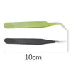 1 Pinça Cor de Ferro com Pontas Retas e Curvas para Materiais de Joalheria DIY, Aplicação de Strass, Acessórios de Cabelo e Ferramentas para Miçangas