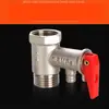 Aquecedor elétrico de água válvula de mistura acessórios de chuveiro de montagem aberta com interruptor de calor e frio completo válvula de mistura em forma de U torneira universal