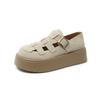 Zapatos Birkenstock de Suela Gruesa para Aumentar la Altura, Cobertura Total para Mujer, Nuevo Estilo Primavera 2026, Zuecos Transpirables Perforados, Sandalias Romanas