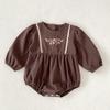 Nuevo Vestido de Otoño para Niñas, Vestido Retro de Princesa Bordado para Bebé Niña, Traje de Gateo para Bebé, Conjunto de Hermanas para Niños