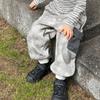 Pantalones para niños, otoño e invierno 2024, nuevos pantalones casuales para niños, forrados con vellón, gruesos, modernos, para bebés.