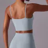 Sujetador Deportivo Nuls de Sensación Nude para Mujer, Camiseta sin Mangas Deportiva de Doble Cara para Running y Fitness con Almohadillas en el Pecho, Top de Yoga Sencillo