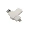 Atacado de Fábrica Pen Drive USB Ecológico e Biodegradável de 32GB Feito de Palha de Trigo, Rotativo, Uso Duplo para Celulares e Computadores, Pen Drive USB de Madeira