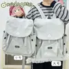 Mochila de Bloques de Color Estilo Japonés para Mujer Modelo Nuevo 2026 Mochila de Montaña para Exteriores Senderismo Mochila de Viaje para Hombre Mochila Escolar para Estudiante Universitario