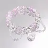 Explosiones Super Hada Bosque Cristal Luna Pulsera Femenina Diseño de Nicho Estudiante Joker Color Dulce Pulsera de Novia
