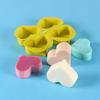 Molde de silicona para hornear pasteles de azúcar, redondo, ovalado, hexagonal, para aromaterapia, vela, jabón, molde de mano