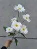 Flores de Casamento Brancas Teto do Salão de Casamento Materiais de Flores Brancas Adereços de Decoração Flores de Seda Arranjo de Flores de Hotel Adereços de Guia de Estrada